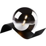 Lucide Yoni Tafellamp G9 28w H12cm / Smokey Glas - Zwart