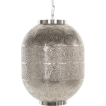 Beliani Maringa Hanglamp Metaal 23 X 23 Cm - Silver