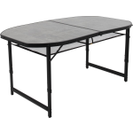 Bo-Camp Northgate Ovaal 150 x 80 cm Campingtafel - Grijs