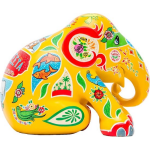 Elephant Parade Ranjeeta - Handgemaakt Olifantenstandbeeld - 20 Cm - Geel