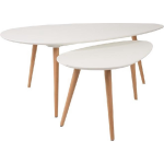 MOOS Vestbjerg - Side Table Drop Set Of 2 - - Wit