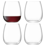 L.s.a. Wijnglazenset Borough 455 Ml Glas Transparant 4 Stuks