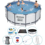 Bestway Steel Pro Max Rond 366x122 Cm - Slimme Zwembad Deal - Grijs