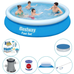 Bestway Fast Set Rond 366x76 Cm - Zwembad Pakket - Blauw