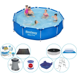 Bestway Steel Pro Rond 305x76 Cm - Deluxe Zwembad Set - Blauw