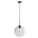 Dyberg Larsen Hanglamp Loop 30 X 25 Cm E27 Glas 60w Matgrijs - Negro