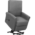 Vidaxl Sta-op-stoel Verstelbaar Stof Licht - Grijs