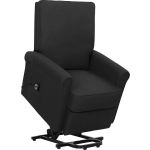 Vidaxl Sta-op-stoel Verstelbaar Stof - Zwart