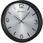 Bresser Wandklok Mytime Silver Edition 25 Cm Rvs - Negro