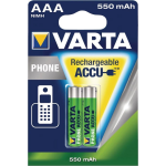 Varta Phone Rechargeable Nimh Aaa/hr03 550mah Blister 2
