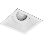 BES LED Spot Armatuur Gu10 - Pragmi Zano Pro - Inbouw Vierkant - Mat - Aluminium - Kantelbaar - 93mm - Wit