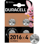 Duracell Cr2016 Knoopcelbatterijen 4 Stuks