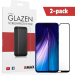 2-pack Bmax Lg K40s Screenprotector - Glass - Full Cover 2.5d - Black