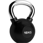 Ryzor Kettlebell - 16 Kg - Rubber - - Zwart