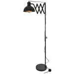 Staande Lamp Mace 161 Cm E27 Staal 40w - Zwart