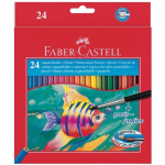 Faber Castell Aquarelpotlood Faber-castell Etui A 24 Stuks + Penseel