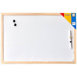Soho Whiteboard 30 X 40 Cm Hout 5-delig - Wit