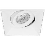 BES LED Spot Armatuur Gu10 - Pragmi Nivas Pro - Inbouw Vierkant - Mat - Aluminium - Trimless - Kantelbaar - 150mm - Wit