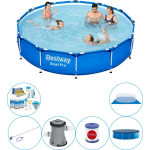 Bestway Zwembad Pakket - Steel Pro Rond 366x76 Cm - Blauw