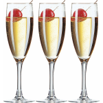 Arcoroc 6x Stuks Champagneglazen Van Glas 150 Ml - Champagneglazen