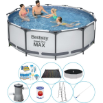 Bestway Zwembad Deal - Steel Pro Max Rond 366x100 Cm - Grijs