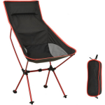 Vidaxl Campingstoel Inklapbaar Pvc En Aluminium - Negro