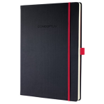 Notitieboek Sigel Conceptum Red Edition Hardcover A4 Lijn - Zwart