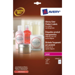 Produktetiket Avery Rond 60mm Transparant 10 Vel 12 Etiketten Per Vel