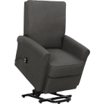 Vidaxl Sta-op-stoel Verstelbaar Stof Donker - Grijs