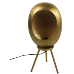 Non-branded Staande Lamp Eggy 25w 24,5 X 52,5 Cm E27 Staal - Goud