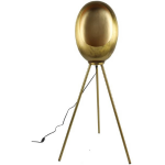 Non-branded Staande Lamp Eggy 25w 31 X 122 Cm E27 Staal - Goud