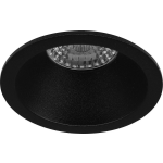 BES LED Spot Armatuur Gu10 - Pragmi Pollon Pro - Inbouw Rond - Mat - Aluminium - Verdiept - Ø82mm - Zwart