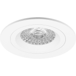 BES LED Spot Armatuur Gu10 - Pragmi Rodos Pro - Inbouw Rond - Mat - Aluminium - Ø93mm - Wit