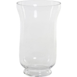 Trompet Vaas Glas Transparant 14,5 X 24 Cm - Vazen