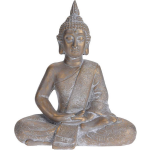 Boeddha Figuur Brons, 52x29x63 Cm, Gegoten Steen - Bruin
