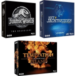 Spellenbundel - 3 Stuks - Jurassic World The Boardgame & Het Jachtseizoen & Temptation Island