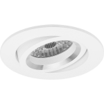 BES LED Spot Armatuur Gu10 - Pragmi Aerony Pro - Inbouw Rond - Mat - Aluminium - Kantelbaar - Ø82mm - Wit