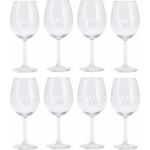 8xte Wijn Glazen Transparant 430 Ml - Wijnglazen - Wit