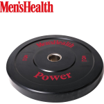 Men's Health Bumper Plate - Halterschijf - 50 Mm - 5 Kg - Zwart