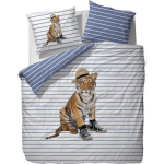 Covers & Co Dekbedovertrek Memphis (White) Maat: Lits-jumeaux 240x200/220 Cm