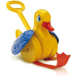 Quercetti Quack En Flap Stokroller Eend - Geel