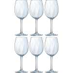 Arcoroc 6x Wijnglas/wijnglazen Dolce Vina Voor Rode Wijn 360 Ml - Wijnglazen