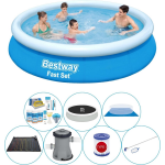 Bestway Fast Set Rond 366x76 Cm - Zwembad Bundel - Blauw