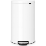 Brabantia Flatback+ Prullenbak - 30 L - - Blanco