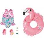 Zapf Baby Born Kleertjes Badpak + Flamingo zwemband