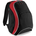 Bagbase Teamwear Rugzak Black/classic Red/white 21 Liter - Rood