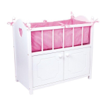 Small Foot Poppenbed Met Kast - Roze