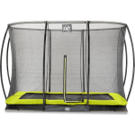 EXIT Toys Silhouette Verlaagde Trampoline Met Veiligheidsnet Rechthoekig - 214 X 305 Cm - Lime - Groen