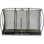 EXIT Toys Exit Silhouette Verlaagde Trampoline Met Veiligheidsnet Rechthoekig - 244 X 366 Cm - - Zwart