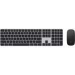 Apple Magic Keyboard met numeriek toetsenblok en Touch ID Qwerty + Mouse (2021) - Zwart